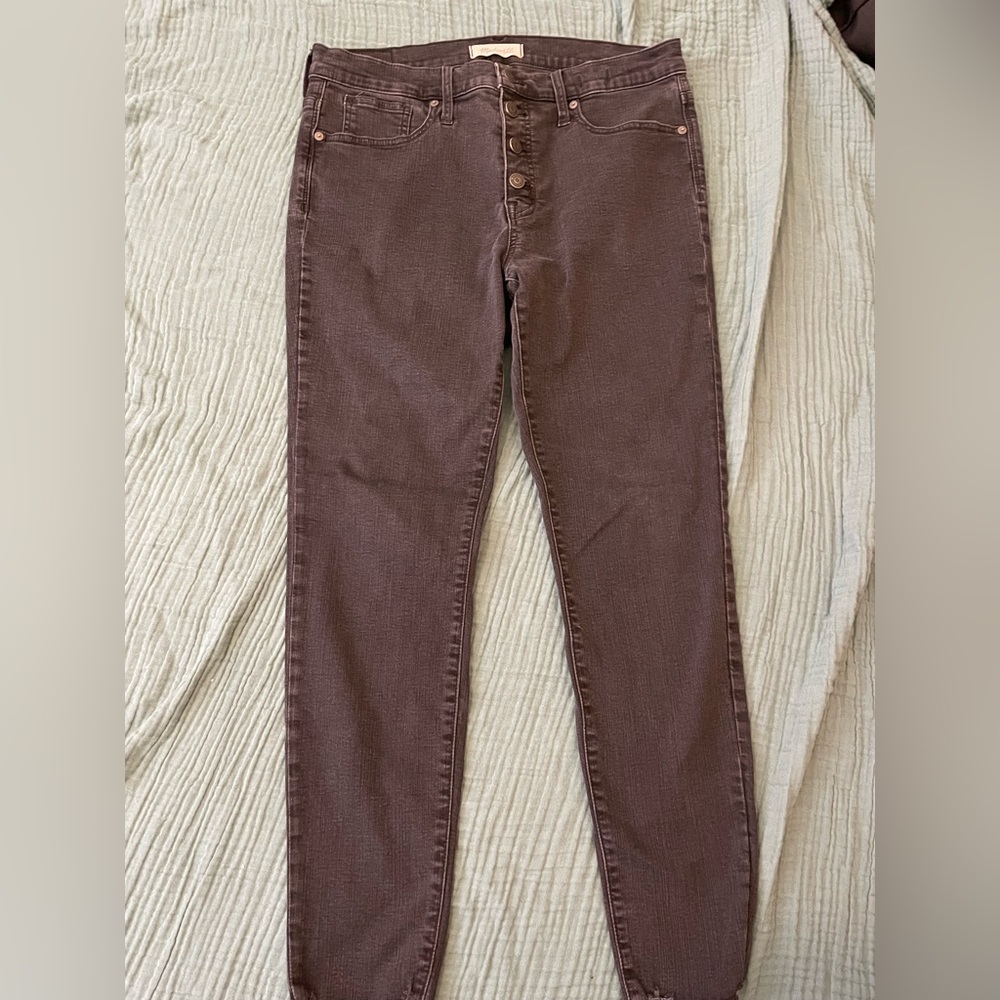 Madewell Button-fly Straight leg Jean